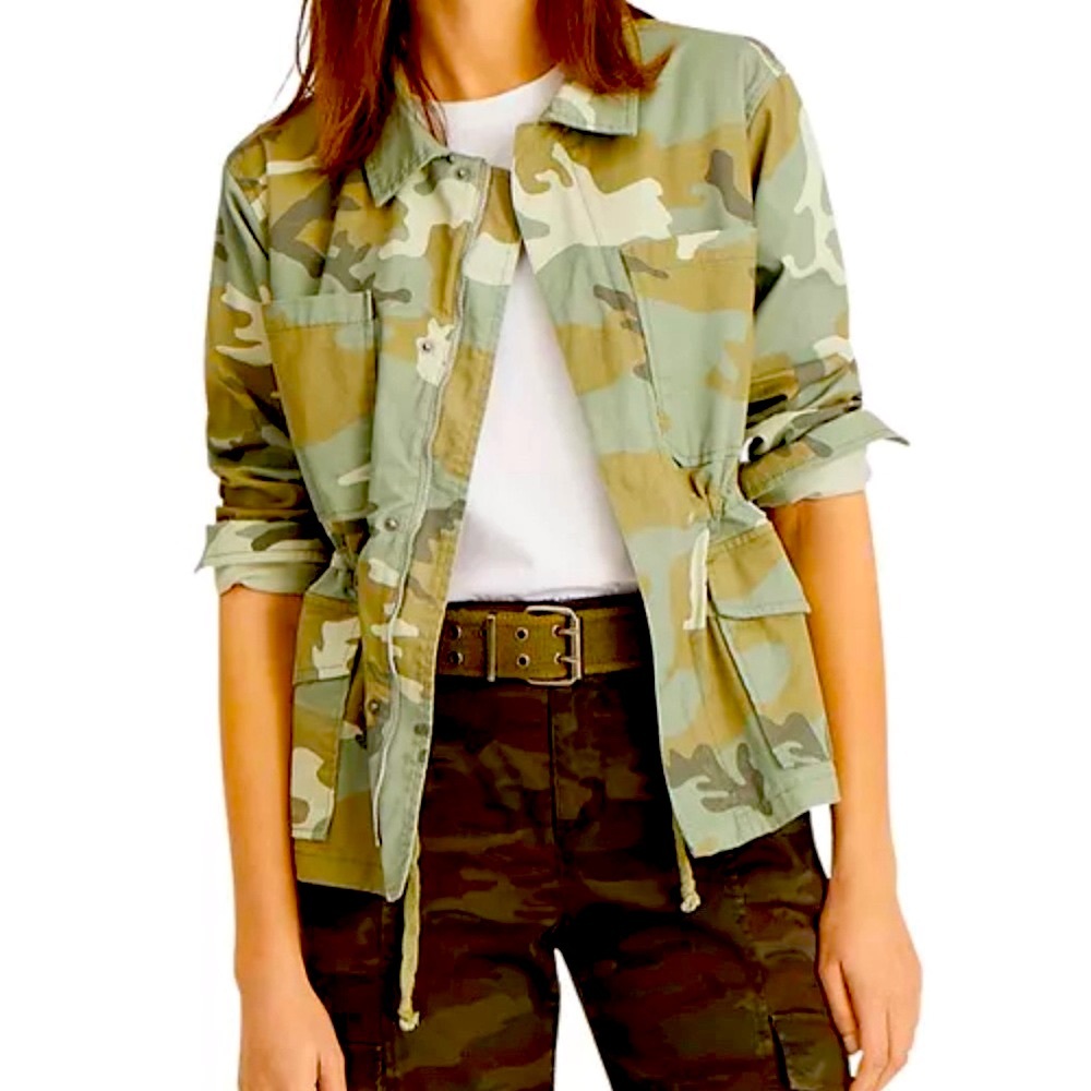 NWOT! Sanctuary Camo Print Utility Jacket